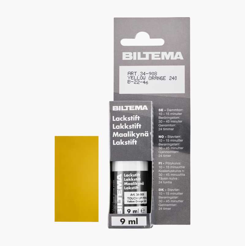 Lakkstift, gul-oransje 240, 9 ml