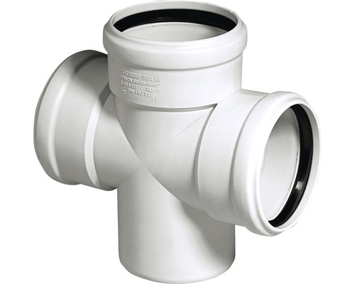 SKOLANsafeDA dubbele aftakking 87° DN 110/110/110 mm