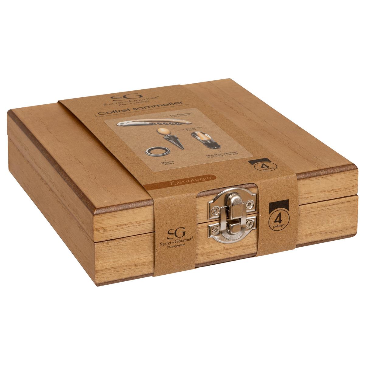 COFFRET SOMMELIER 4 PIECES MARC