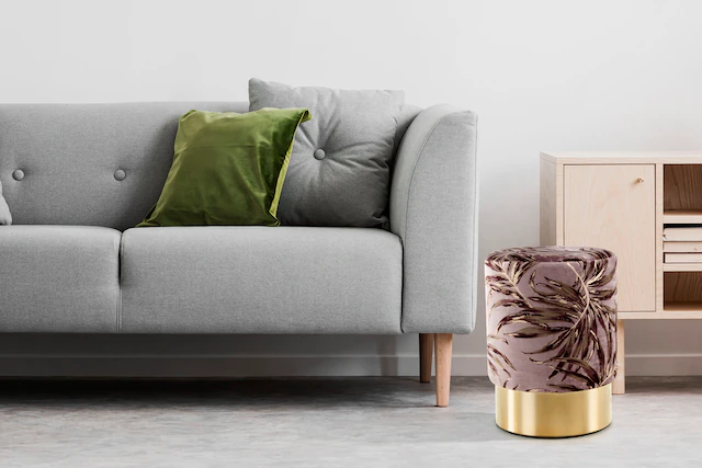 Kayoom Sitzhocker »Hocker Gipsy 225, stilvoller Sitzhocker, runde Form, stilvolles Design« 1 Stk. tlg. facettenreich, platzsparend, vielfältig einsetzbar, weiche Polsterung