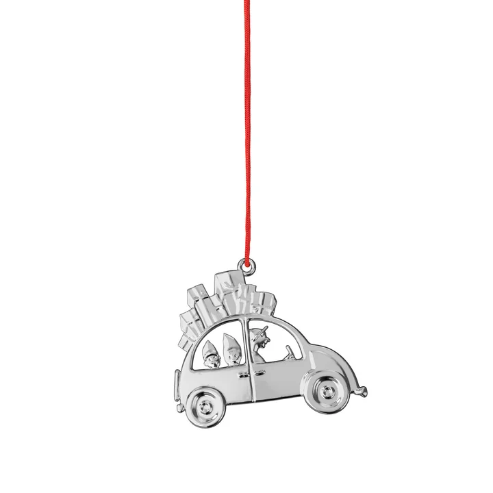 Rosendahl - Christmas Car Anhänger H 6,5 cm, silber