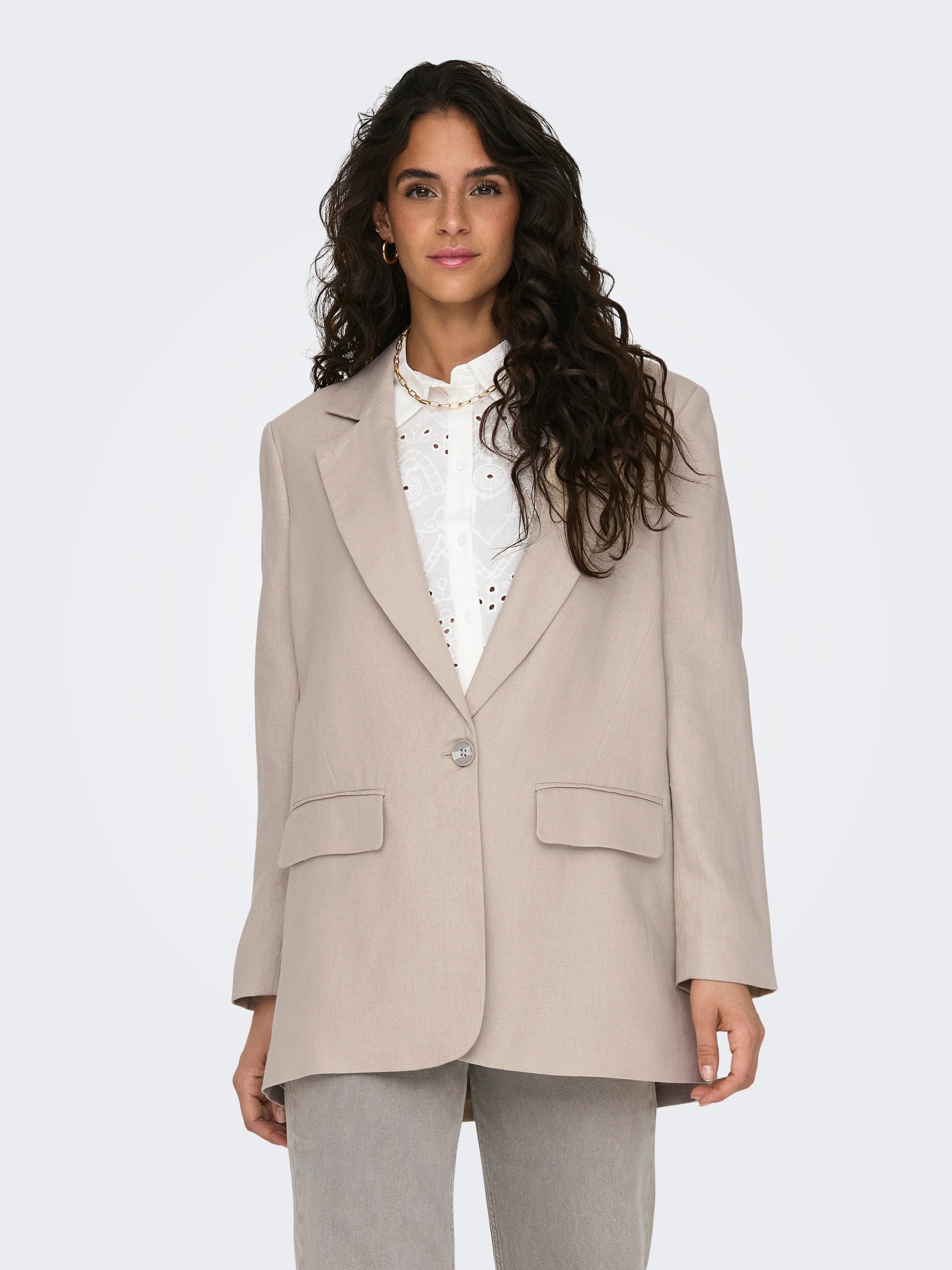 ONLCARO-LANA Blazer Oxford Tan