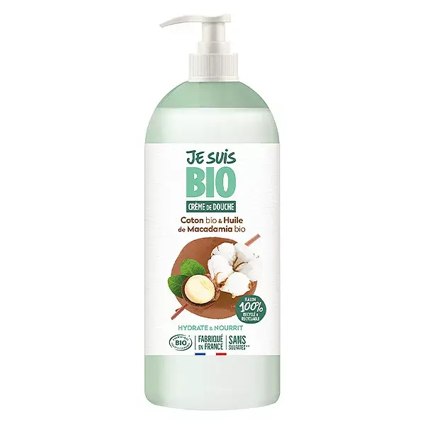 Eu Sou Orgânico Meus Cremes de Banho de Algodão e Macadâmia 1L