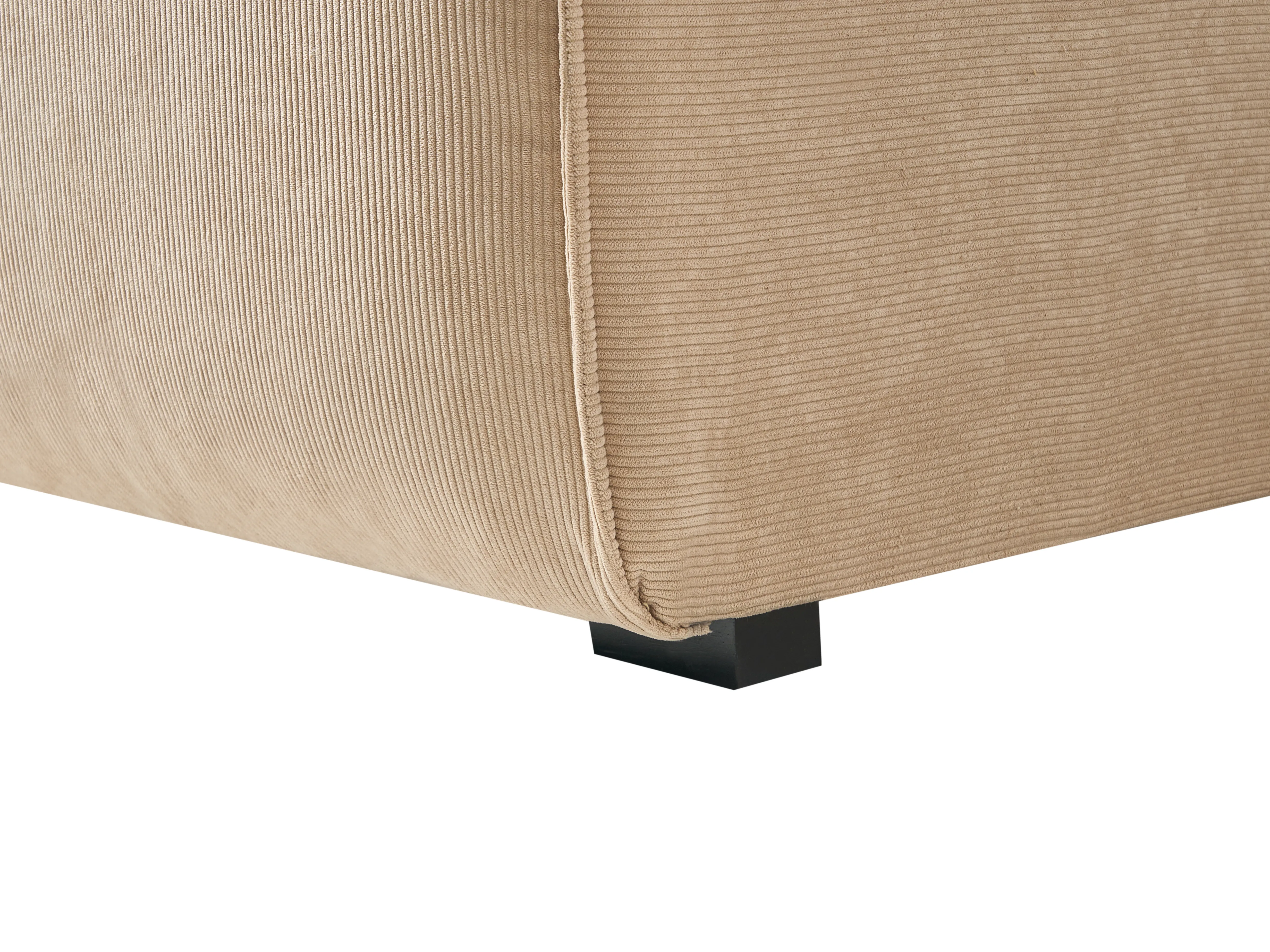 Hoekbank 3-zits DOLVA Corduroy Beige linkszijdig