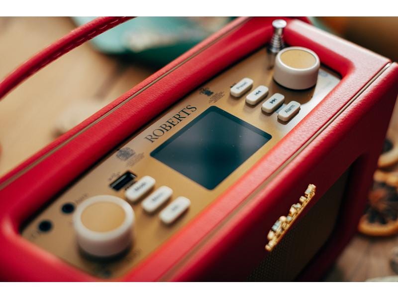 Roberts DAB  Radio Revival iStream 3L Rot DAB -Radio im Retrostil der 1950er-Jahre