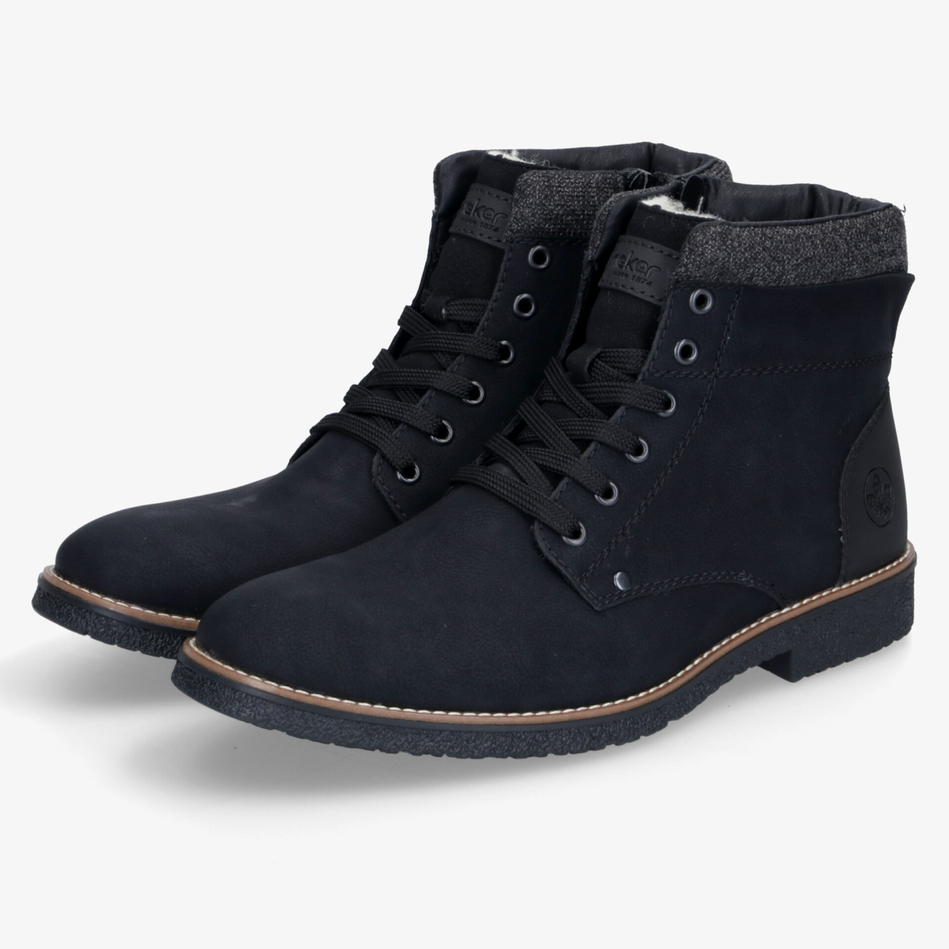 rieker Herren Stiefeletten schwarz
