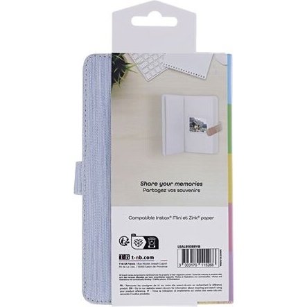 Accessoires photo Tnb LENSY - Album photo Instax mini 108 photos - summer