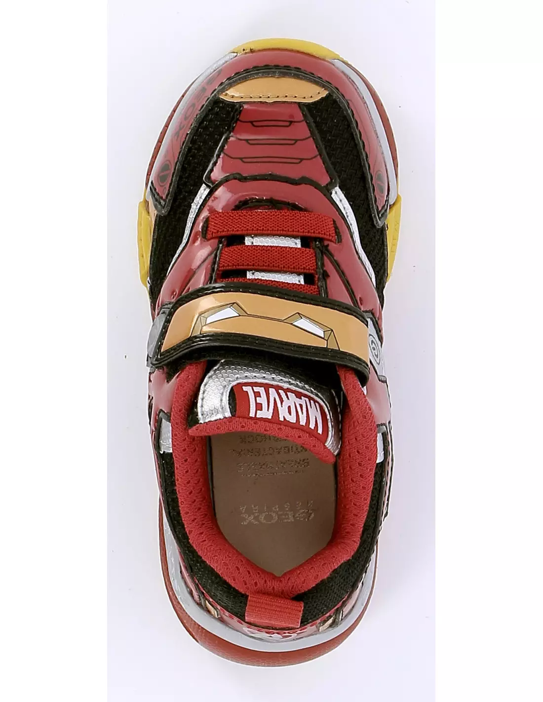 GEOX BAYONYC JUNIOR - Baskets BLACK/RED