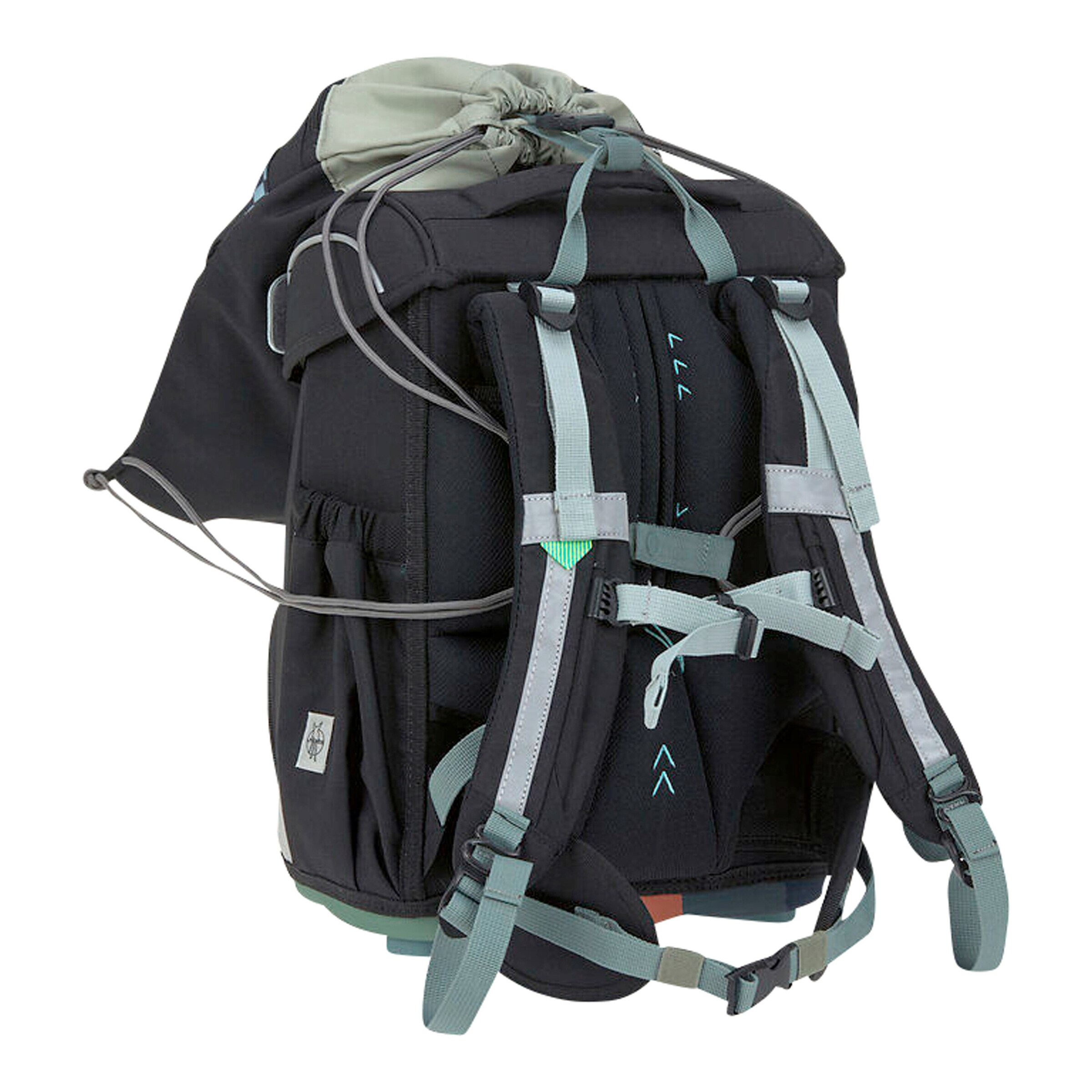 Lässig Schulranzen-Set Slim Unique 7-tlg. black
