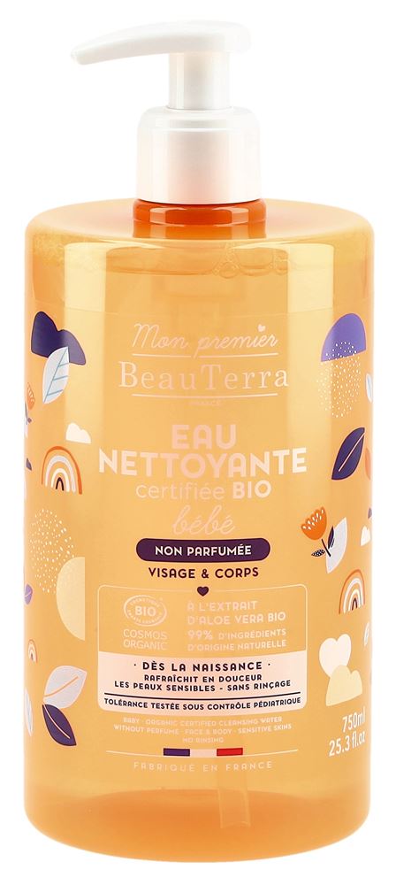 BEAUTERRA Baby Mizellenwasser liq ohne Parfum Bio Fl 750 ml