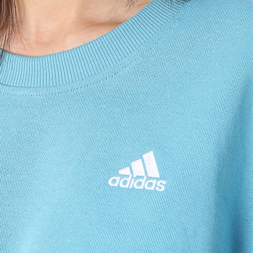 Sweat Crewneck Femme 3 Stripes IC9872 Bleu Clair
