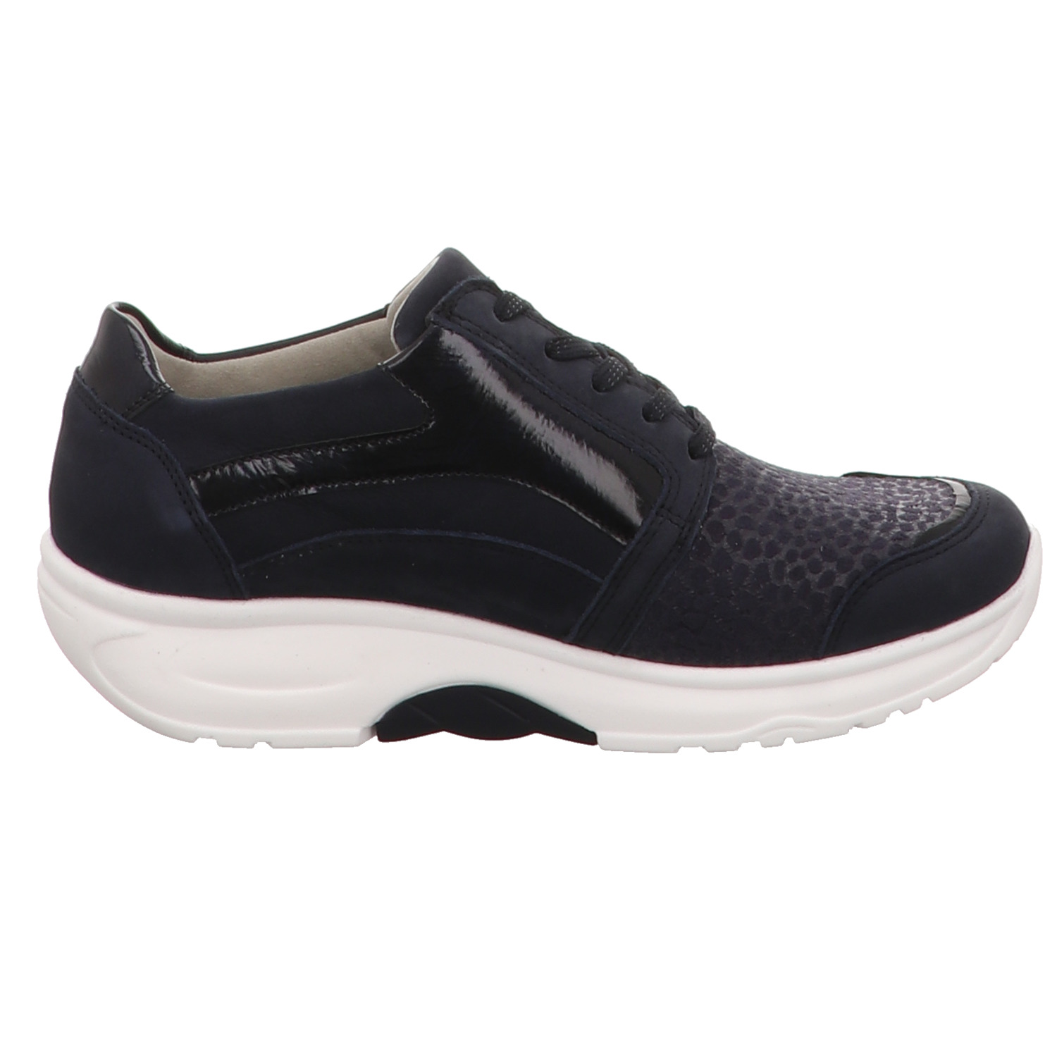 Waldläufer Halbschuh blau blau