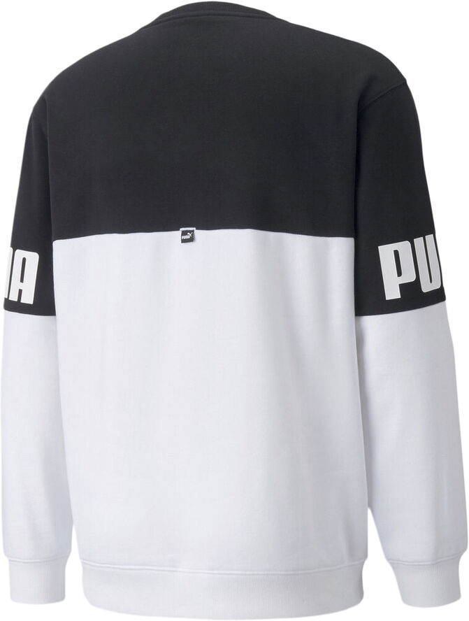 Puma Power Colour-Blocked Crew Neck sweatshirt Hvid
