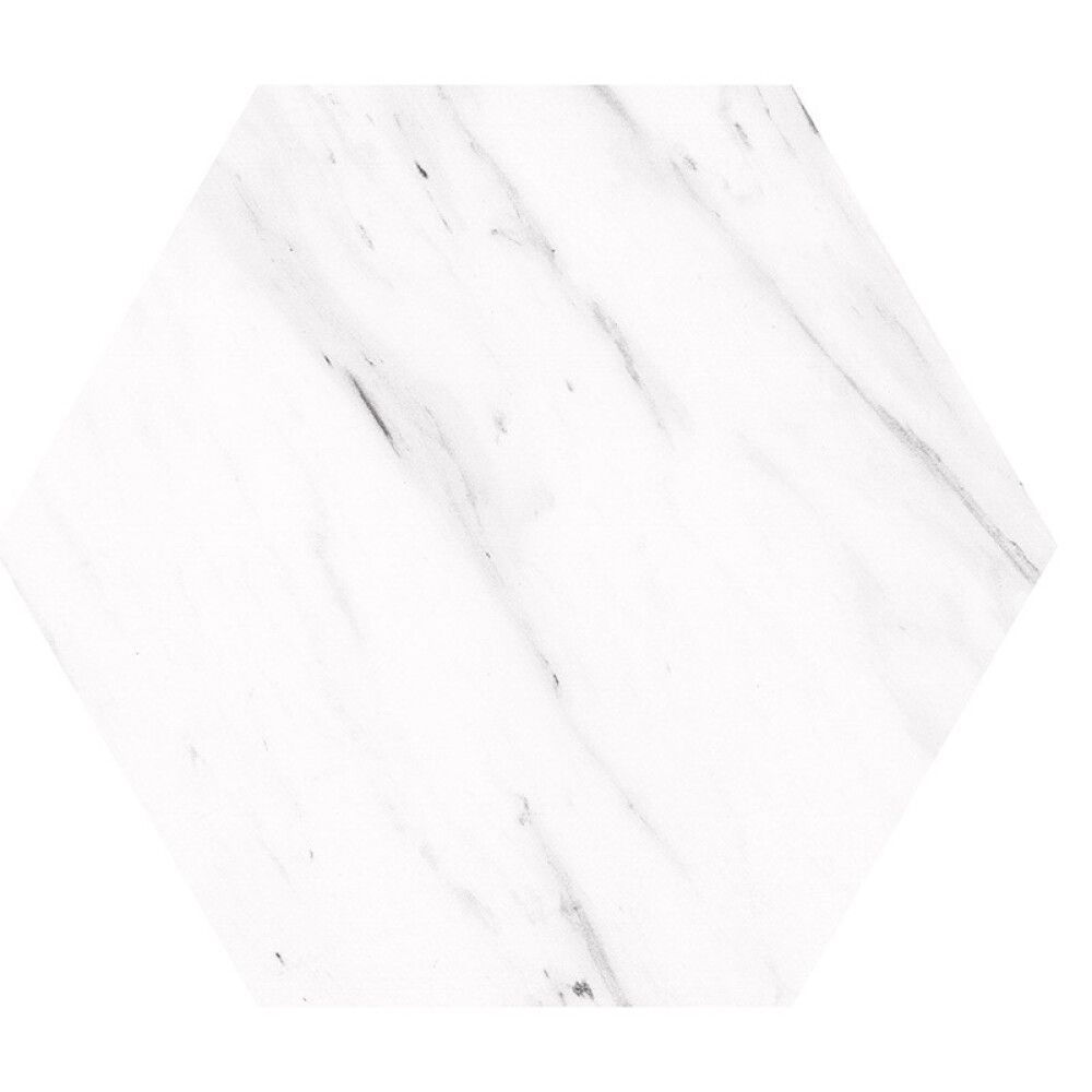 FLIS CODICER CARRARA HEXAGON HVIT 25X22CM 1,04M²/PK