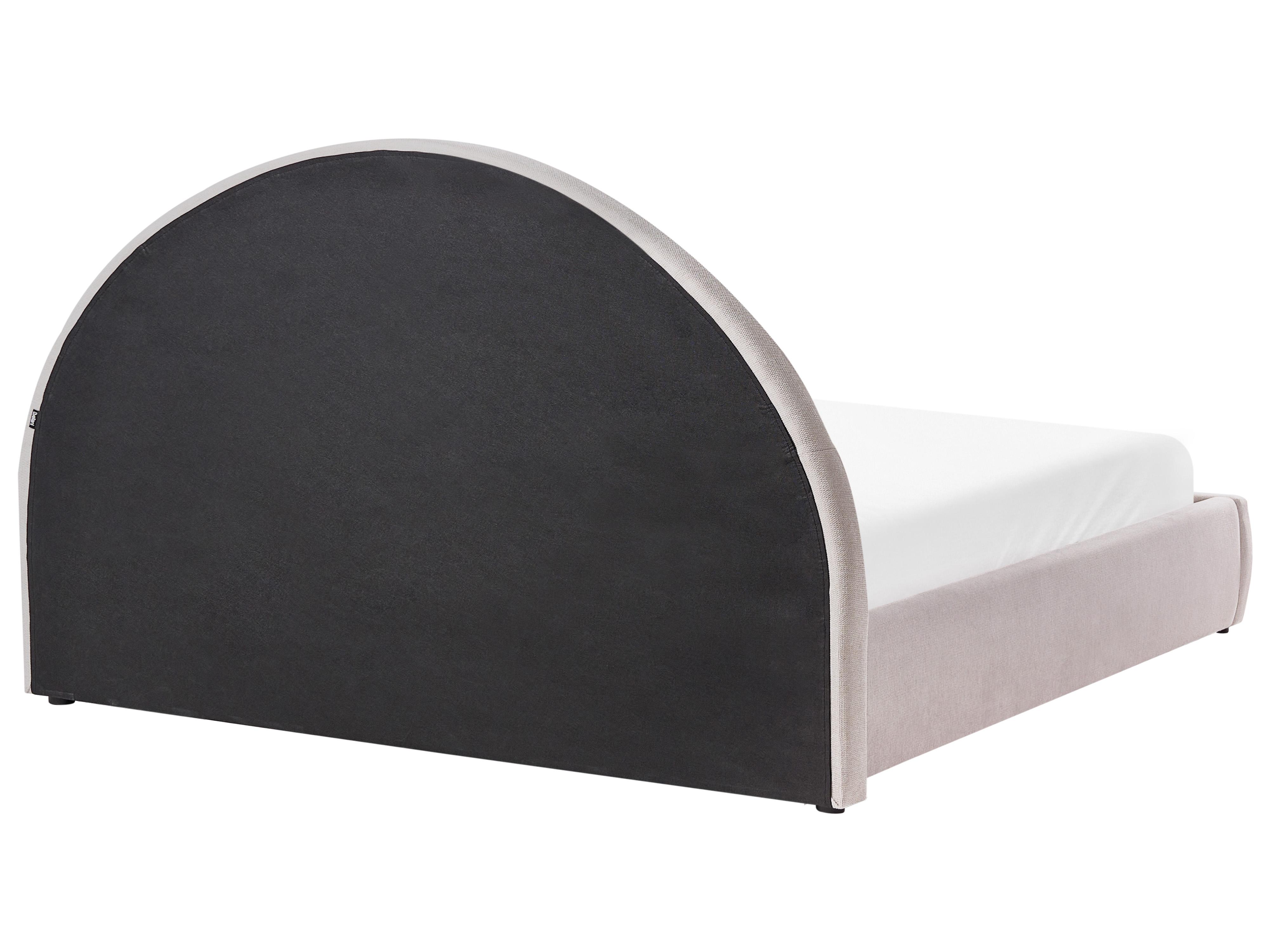 Bed met opbergruimte Chenille MOUZON 180 x 200 cm Taupe