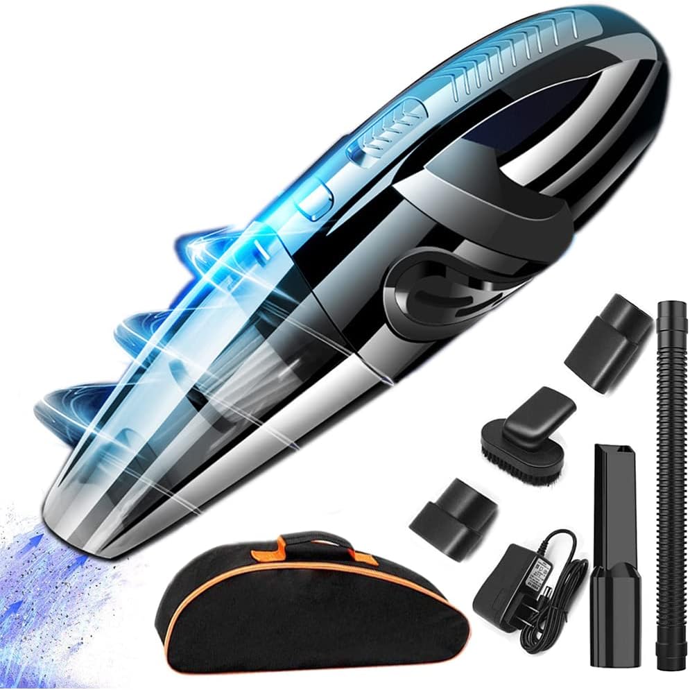 Aspirateur de table sans fil rechargeable 6500PA noir Vendos85