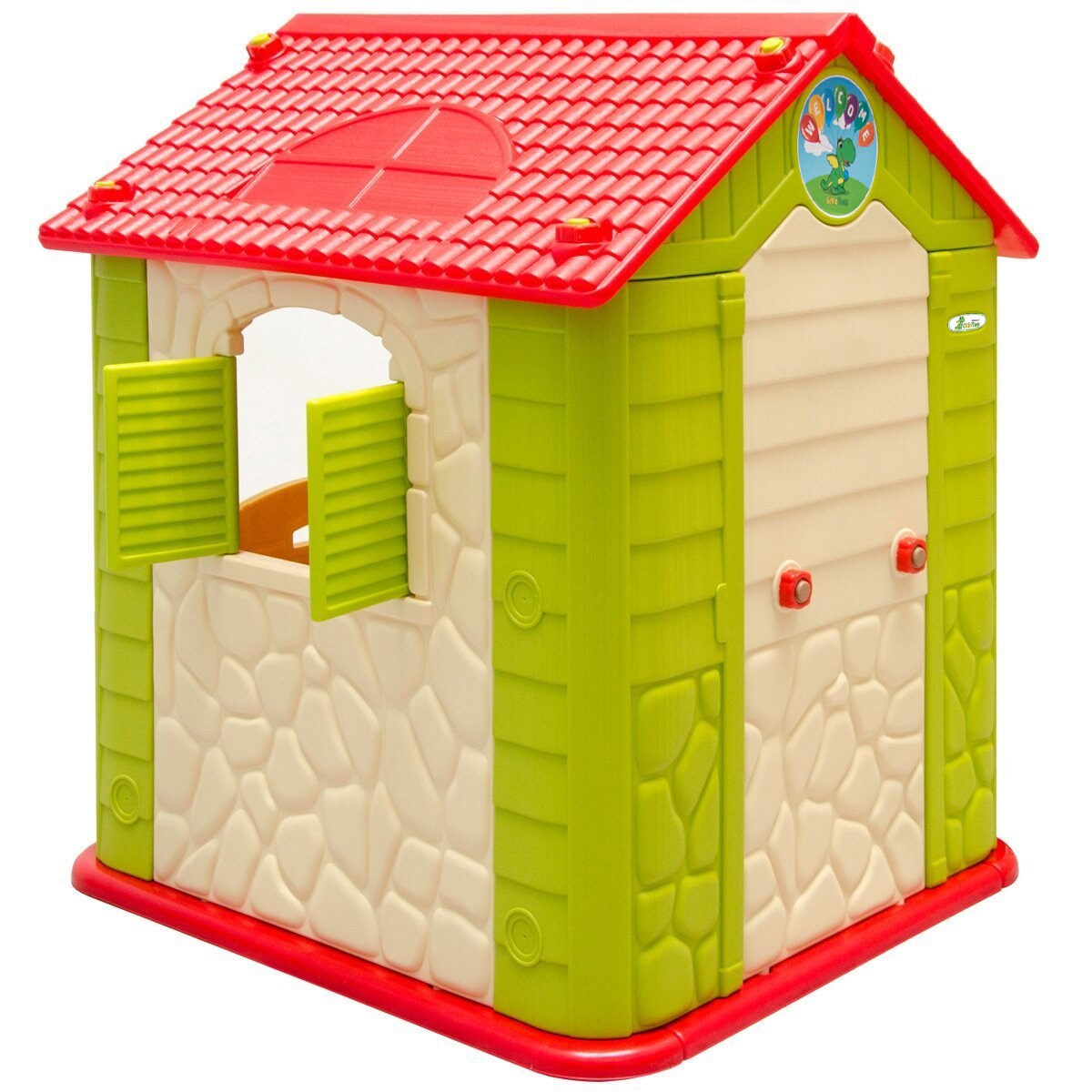 Kinder Spielhaus ab 1 - Garten Kinderhaus mit Tisch - Indoor Kinderspielhaus