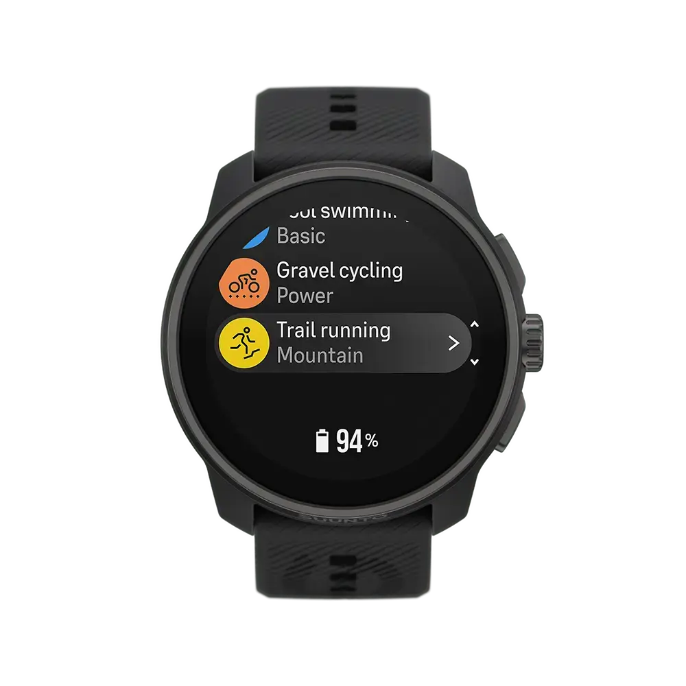 Suunto Race S GPS Sporthorloge All Black Zwart