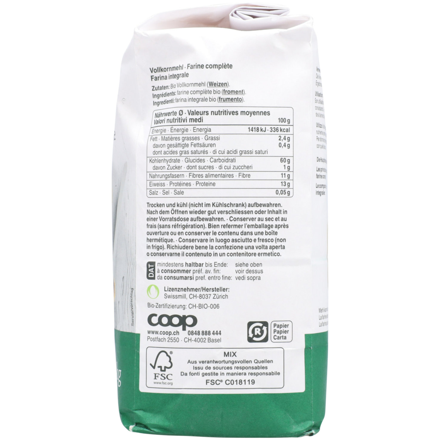 Naturaplan Bio Vollkornmehl