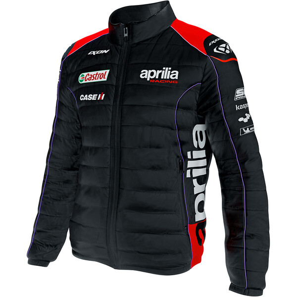 Ixon - Doudoune Aprilia 23 Noir / Rouge fluo