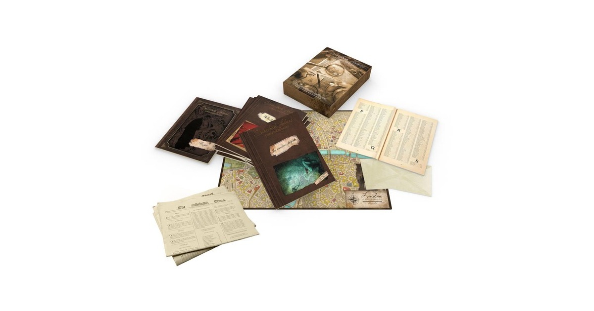 AsmodeeSherlock Holmes Consulting Detective: The Thames Murders & other cases Bordspel  (Engels, 1 - 8 spelers, 60 - 90 minuten, Vanaf 12 jaar)