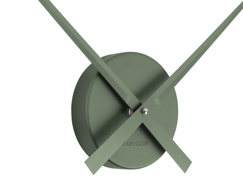 Wall Clock Little Big Time Mini Metallic KA4348DB Metallic dark blue