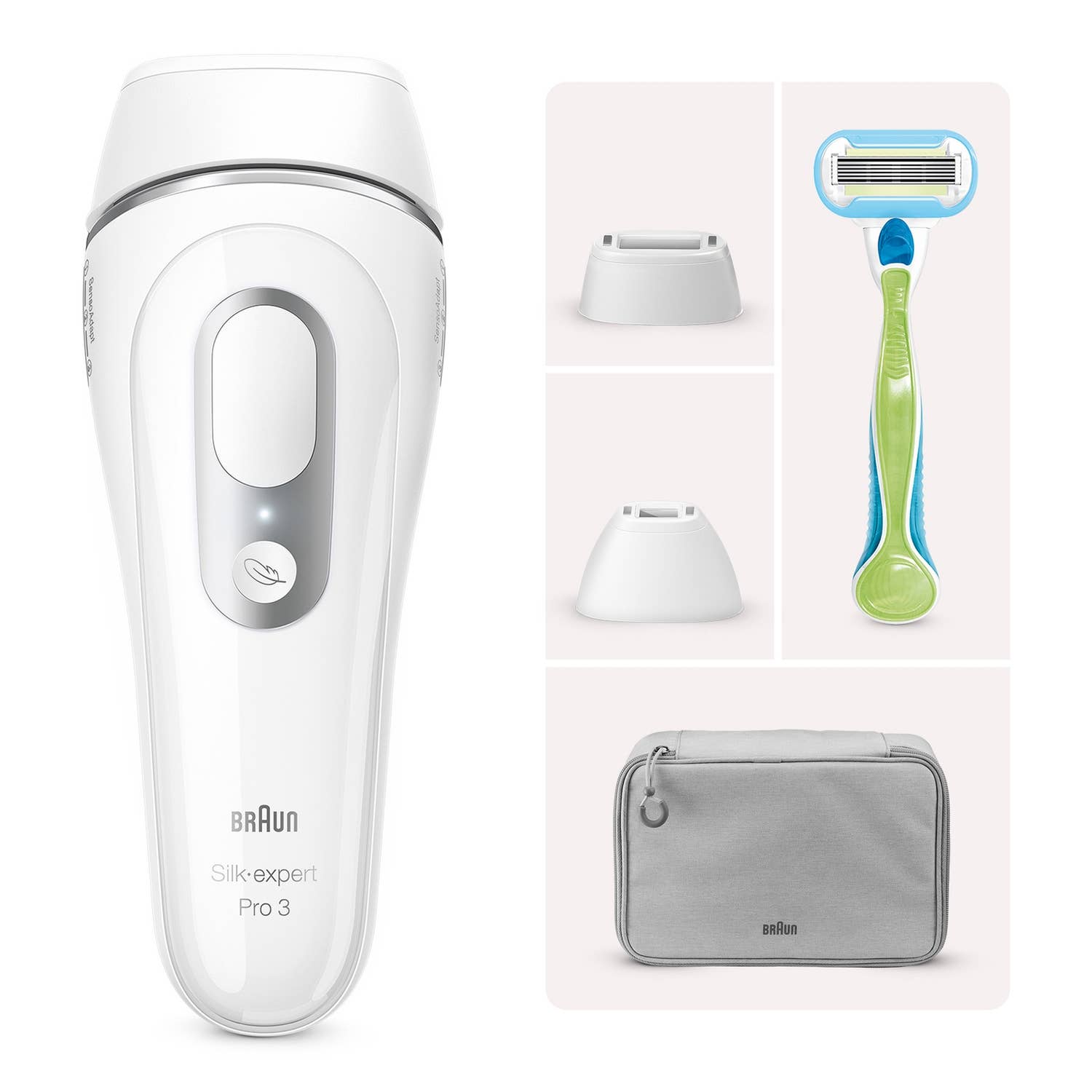 Braun IPL Silk·expert Pro 3 PL3122, Haarentfernung für zuhause, mit Aufbewahrungstasche