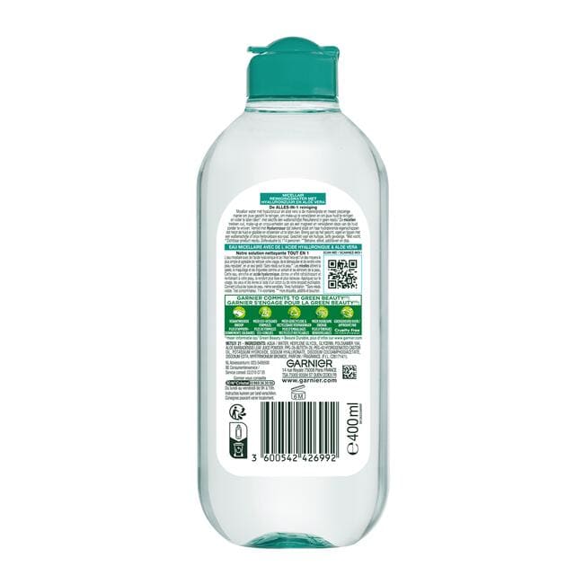 Garnier SkinActive Micellair Reinigingswater met Hyaluronzuur & Aloë Vera 400 ML