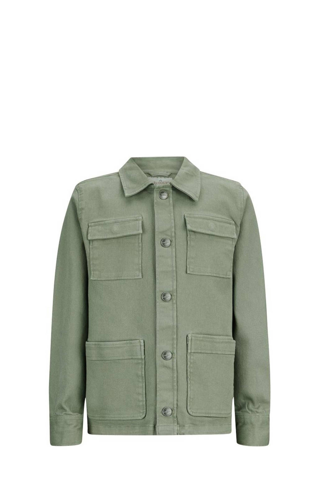 Retour Jeans overshirt Jurgen armygroen