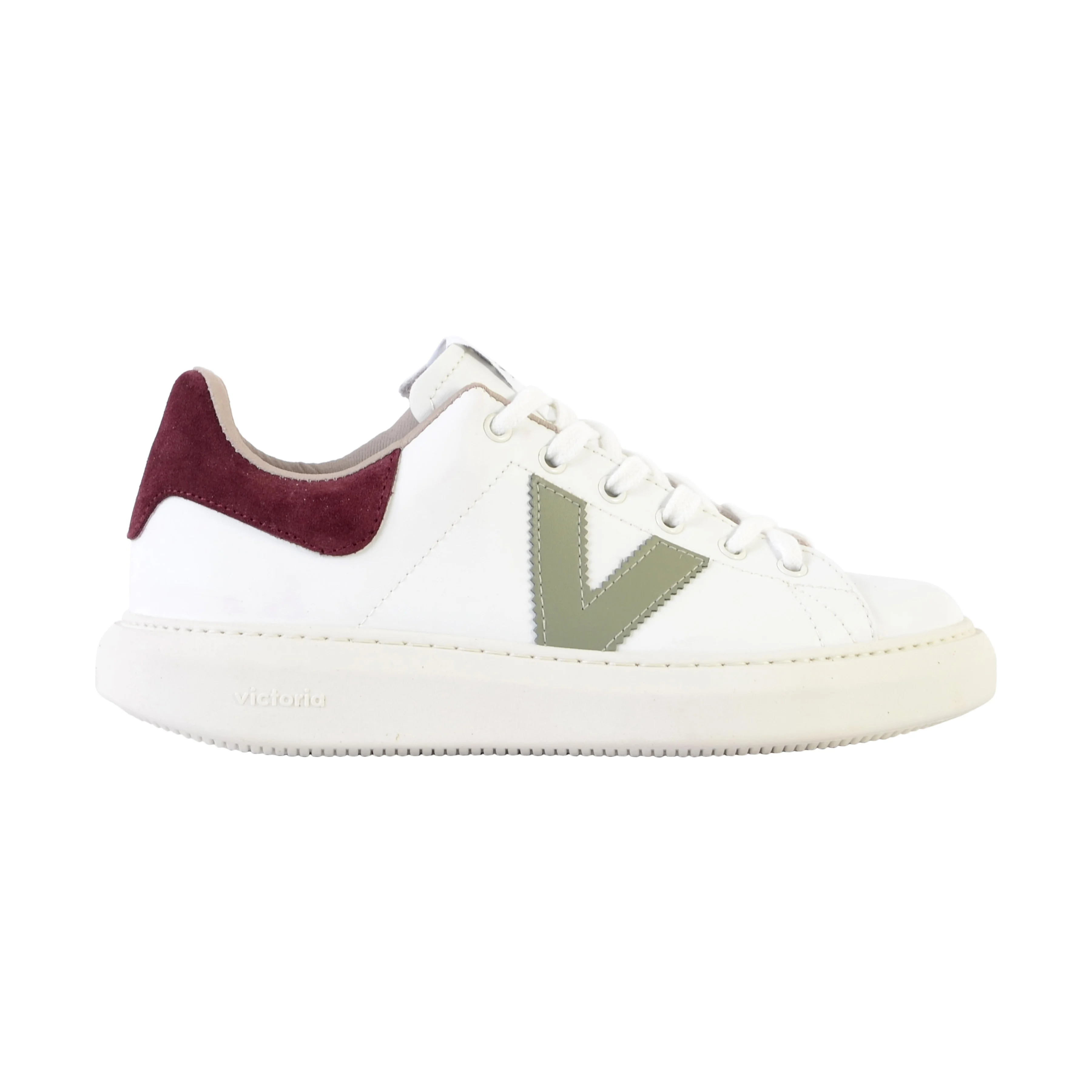 Basket basse à lacets | Kaki