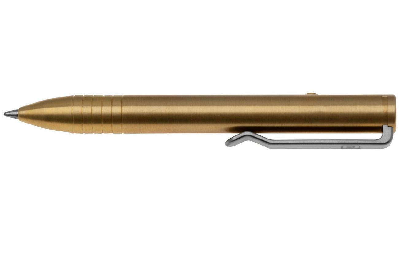 Big Idea Design Mini Bolt Action Pen MBA-BS Brass, everyday carry pen