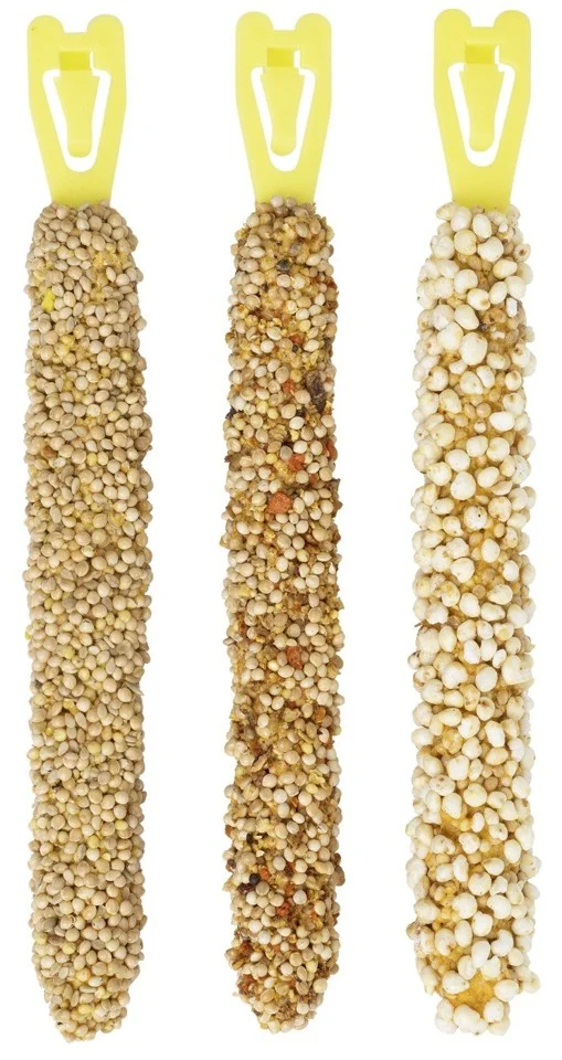 Vitakraft - Bird snacks - 10 x Kräcker Mix Honey/orange/popcorn for budgies (bundle)