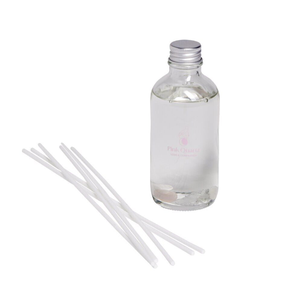 Diffuseur senteur avec pierres semi précieuses et 6 bâtonnets - 4 modèles