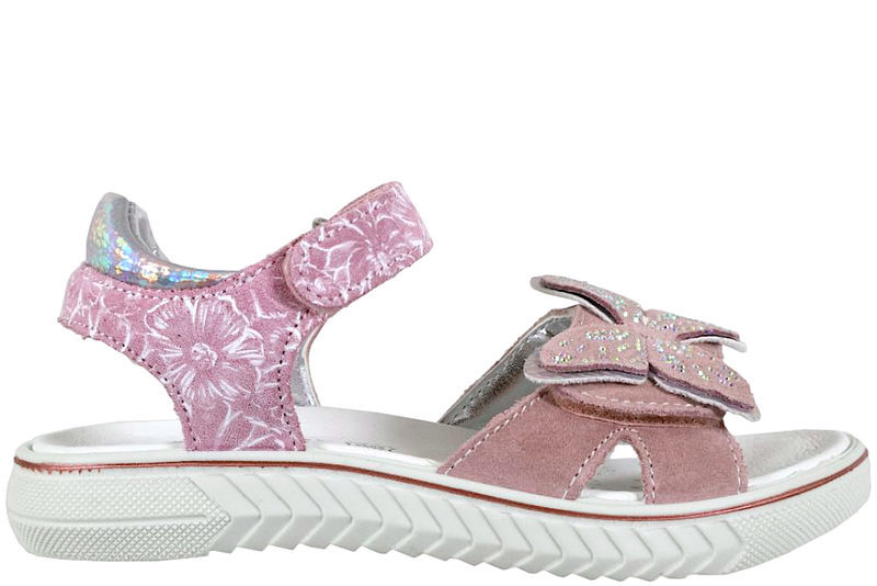 IMAC SANDAL I LILLA RUSKIND MED SOMMERFUGL