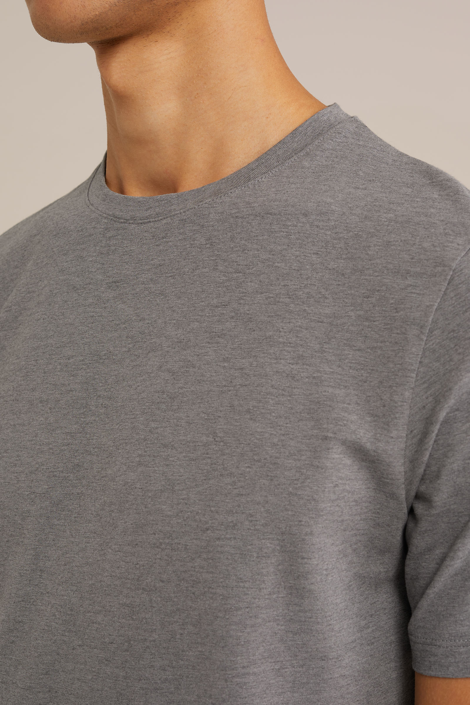 T-shirt WE Fashion Lichtgrijs