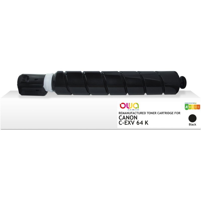 Toner remanufacturé OWA - standard - Noir - pour CANON C-EXV 64