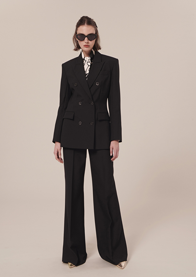 Veste Violanoire en laine froide