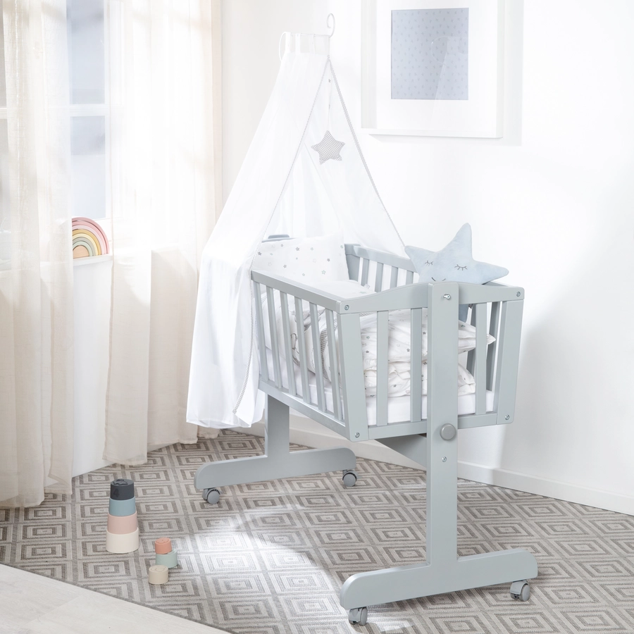 roba Babywiege taupe inkl. Matratze 40 x 90 cm