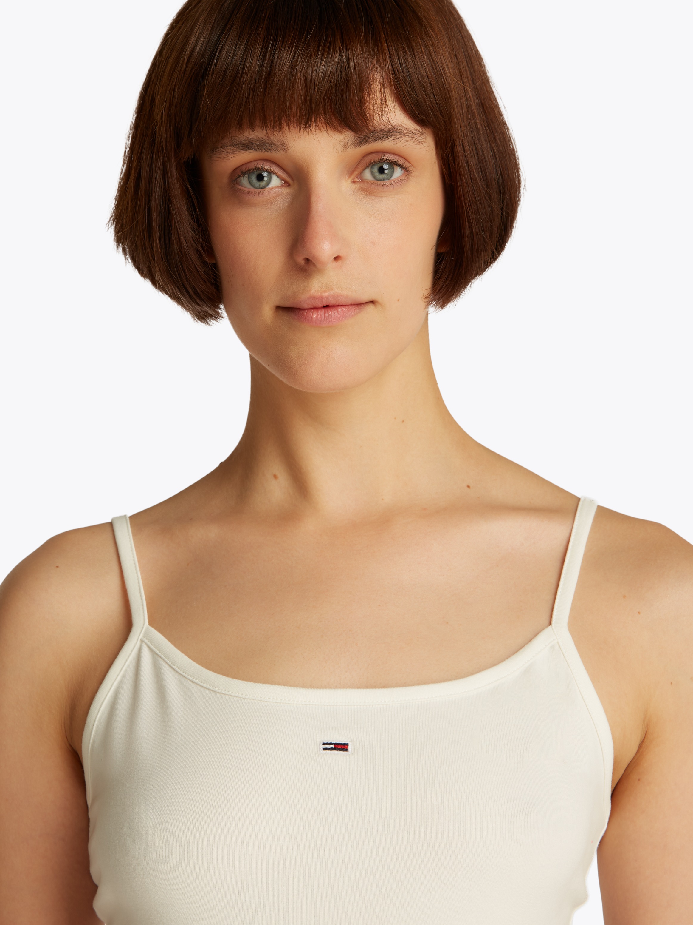 Tommy Jeans Curve Spaghettitop »TJW ESSENTIAL STRAP TOP EXT«, in Grossen Grössen, Spaghettiträger