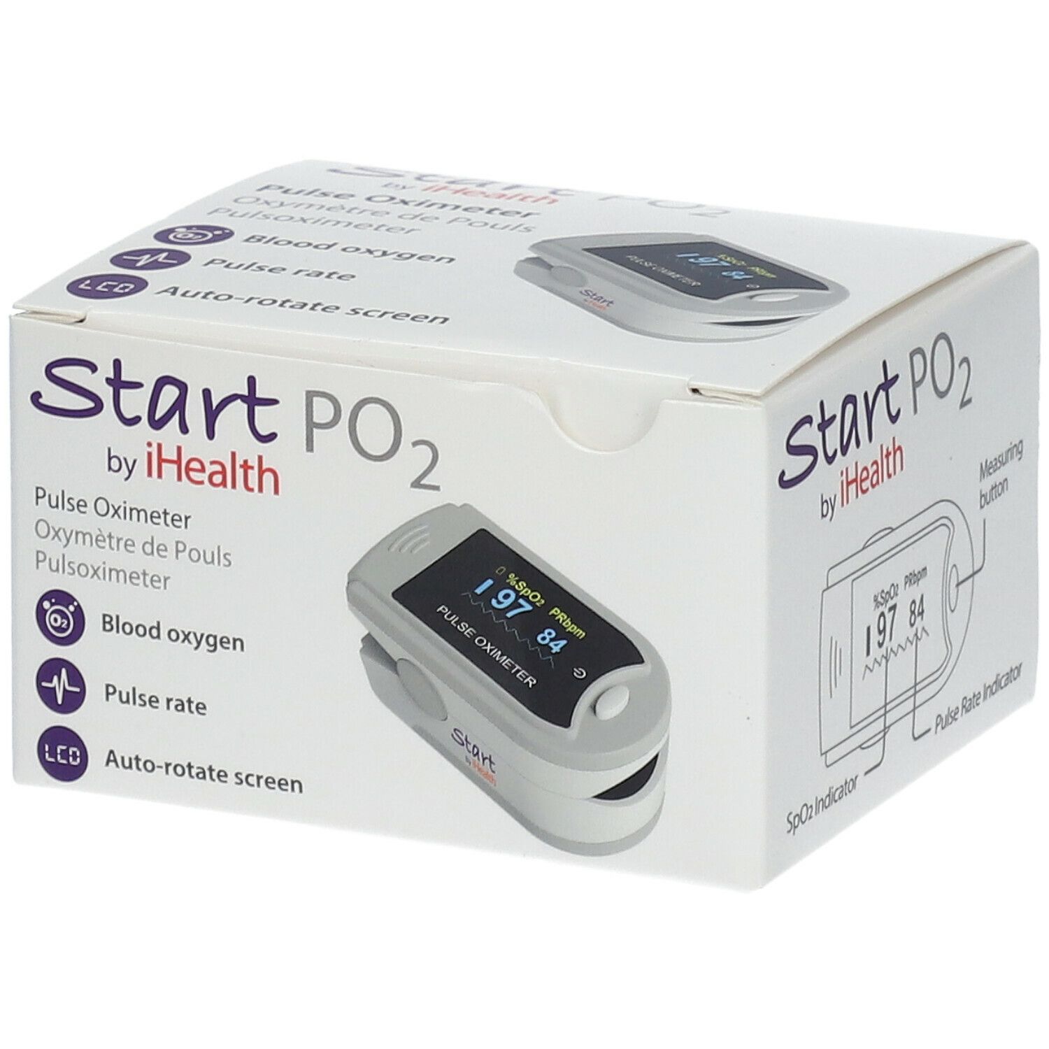Start PO2 by iHealth Pulsoximeter