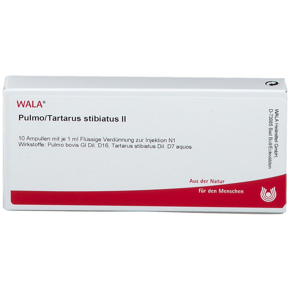 Wala® PULMO/ Tartar. Stib. Ii Amp.