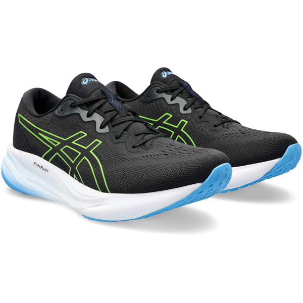 Chaussure running ASICS GEL-PULSE 15 BLACK/ELECTRIC LIME