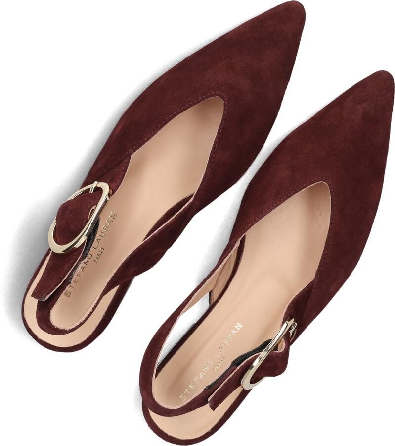 STEFANO LAURAN Slingbacks Dames 4548 Maat: 39 Kleur: Bordeaux