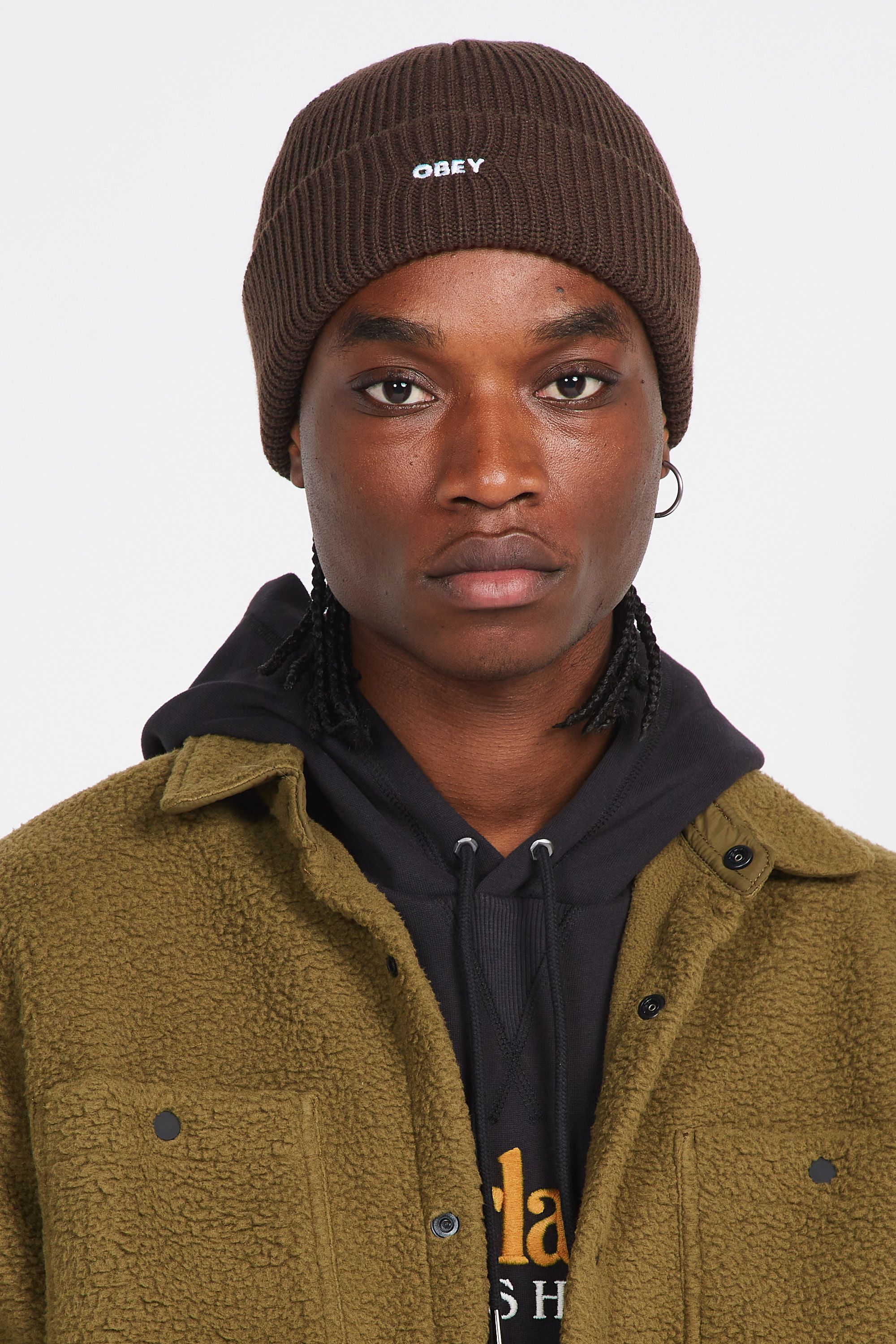 OBEY Bonnet  MICRO JVA JAVE Marron