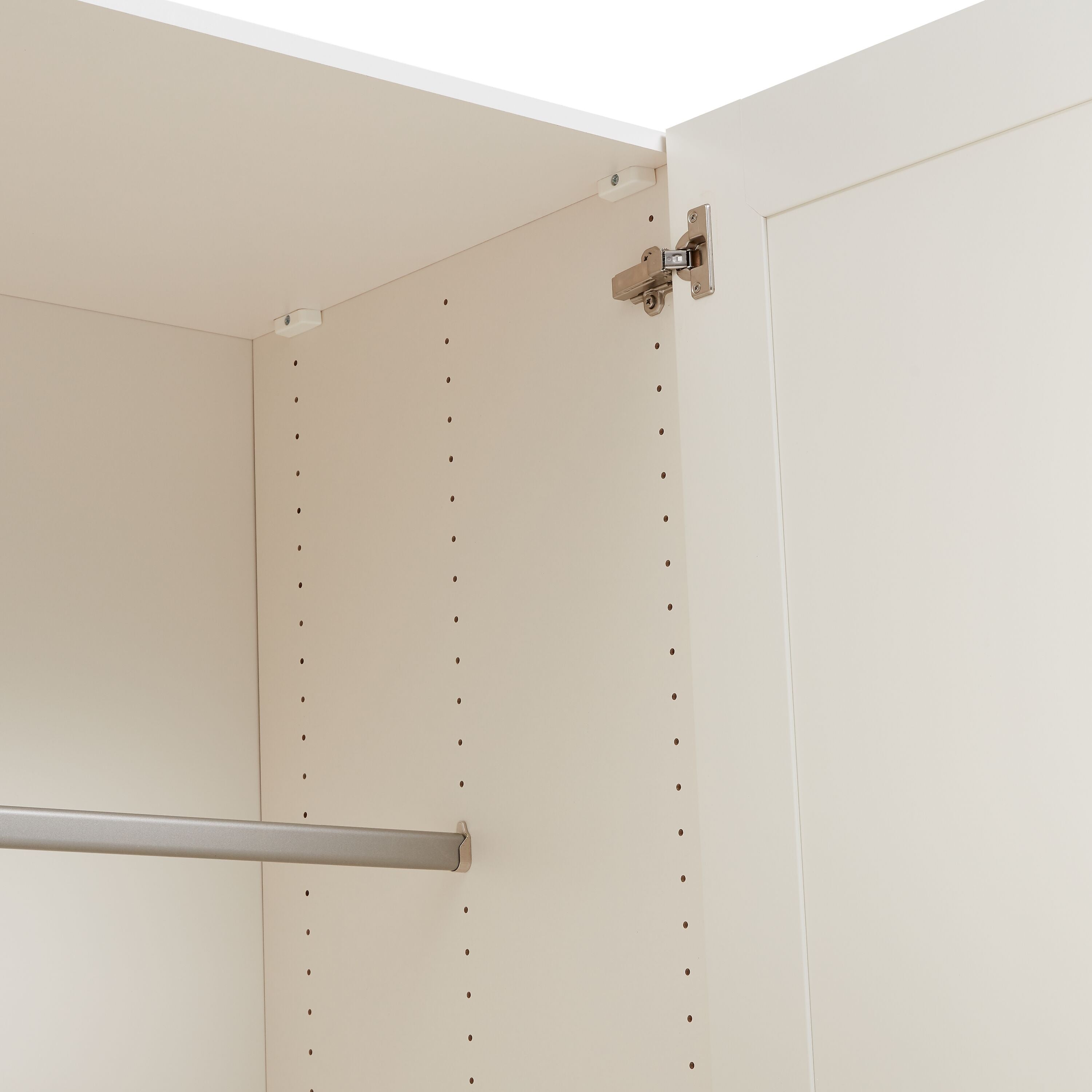 MODUL Eckschrank - Creme / B: 197.0 cm x T: 146.0 cm x H: 220.0 cm