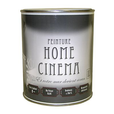 Peinture murale Home Cinéma blanc 1L