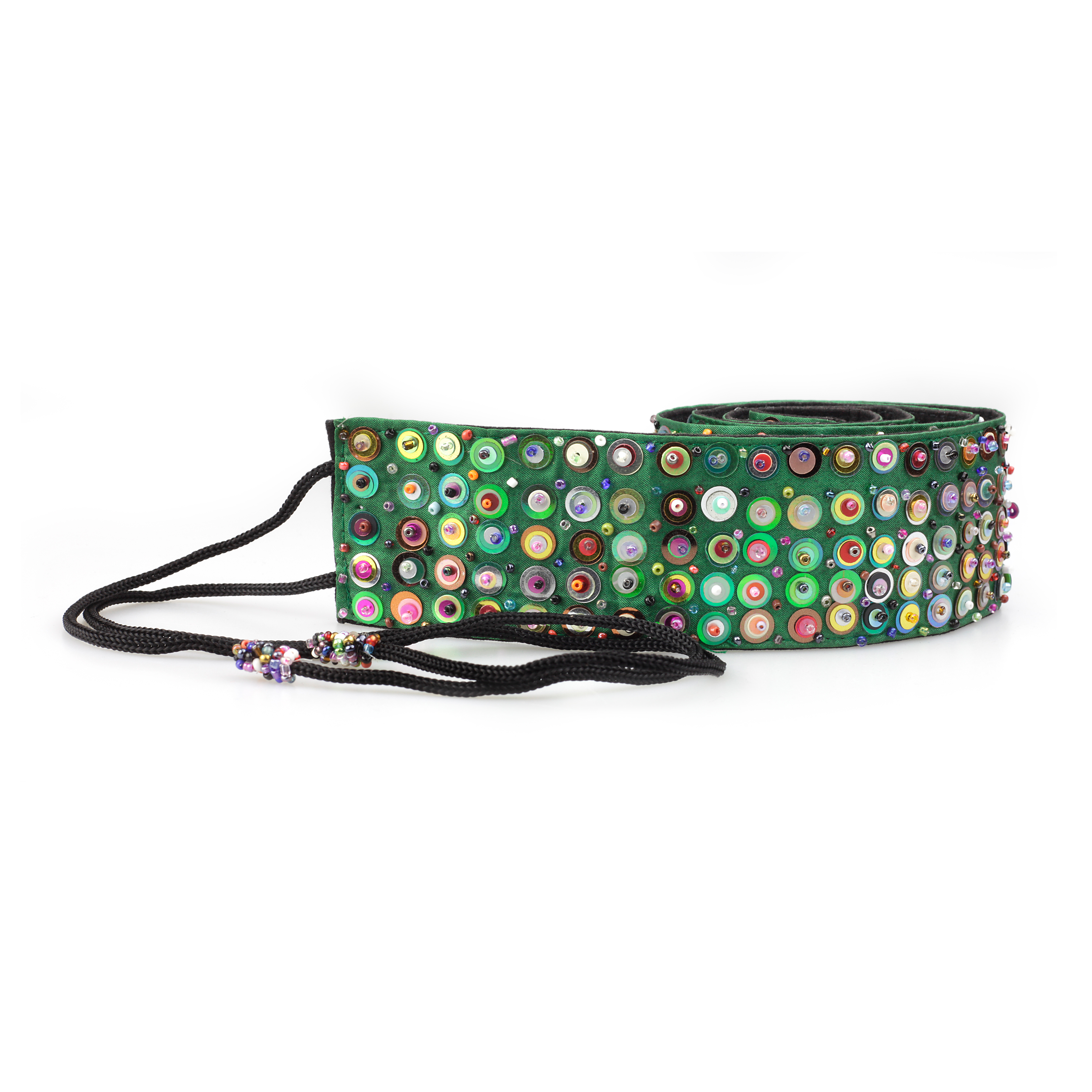 Gürtel Glasperlen multicolor, L 85 cm, H 5 cm günstig bestellen
