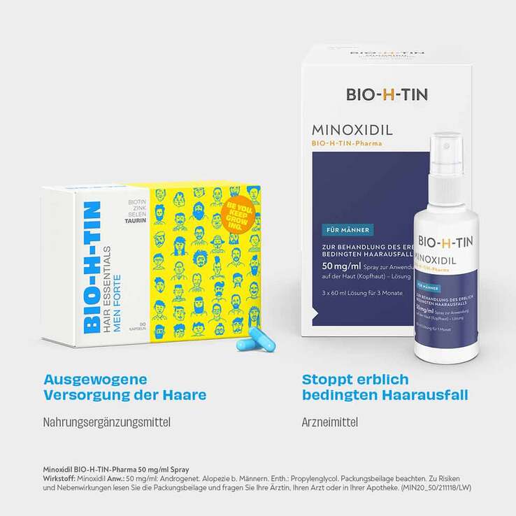 Bio-H-Tin Hair Essentials Men Forte Kapseln, 90 St