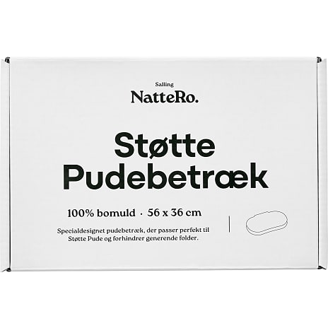 Salling NatteRo Støtte pudebetræk - hvid