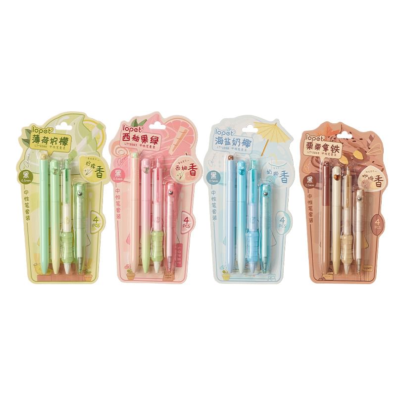 princesseria - Set van 4: Pen - 0,5 mm (verschillende ontwerpen)